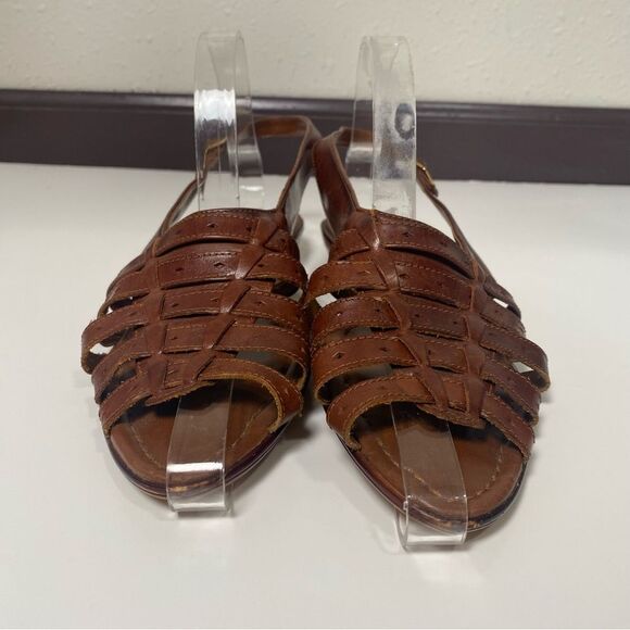 Vintage Life Stride Genuine Leather Huarache Syle Sandal Women's Size 8.5 - Picture 7 of 16